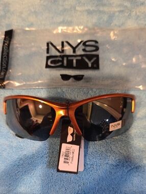 Men's Performance Sunglasses - Metallic Orange